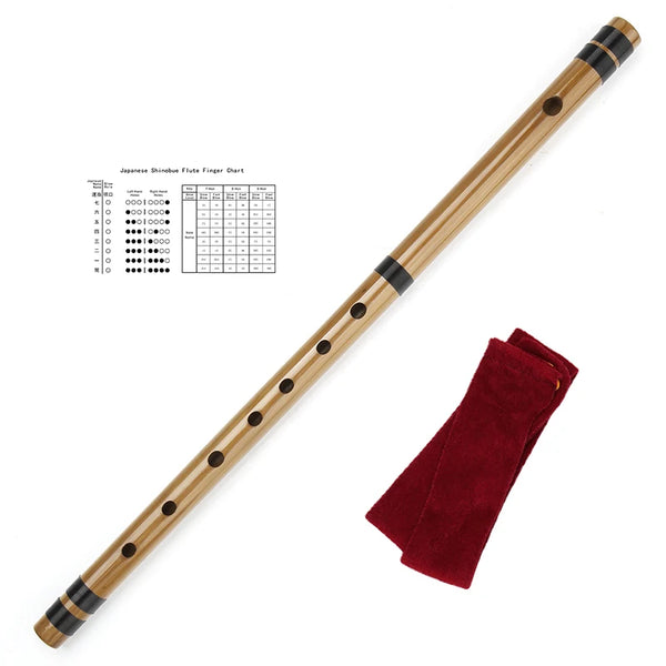 Three Colors Japanese Sinobue Flute 7/8 Hon Handmade Bamboo Woodwind Piccolo