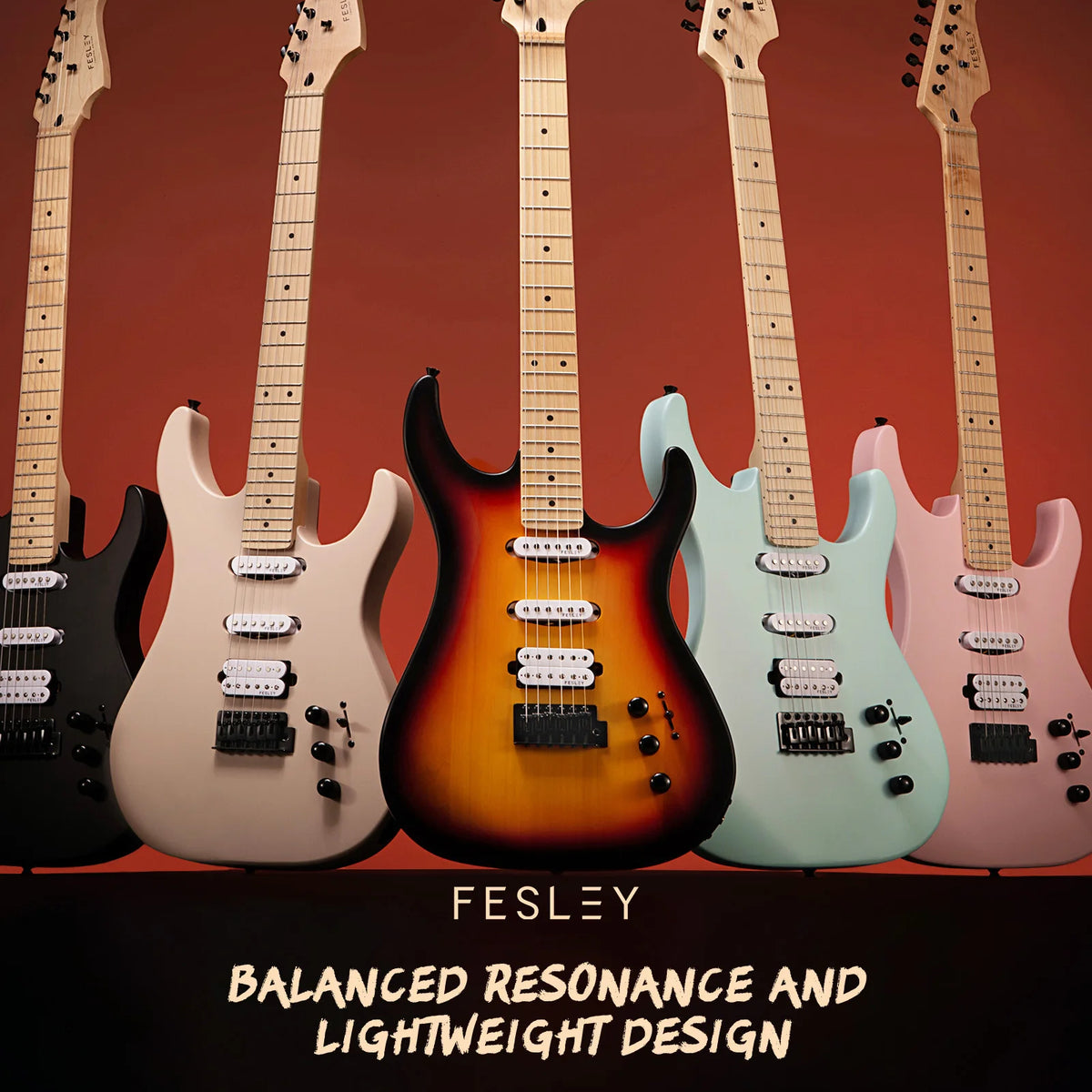 Fesley 39 Inch Electric Guitar
