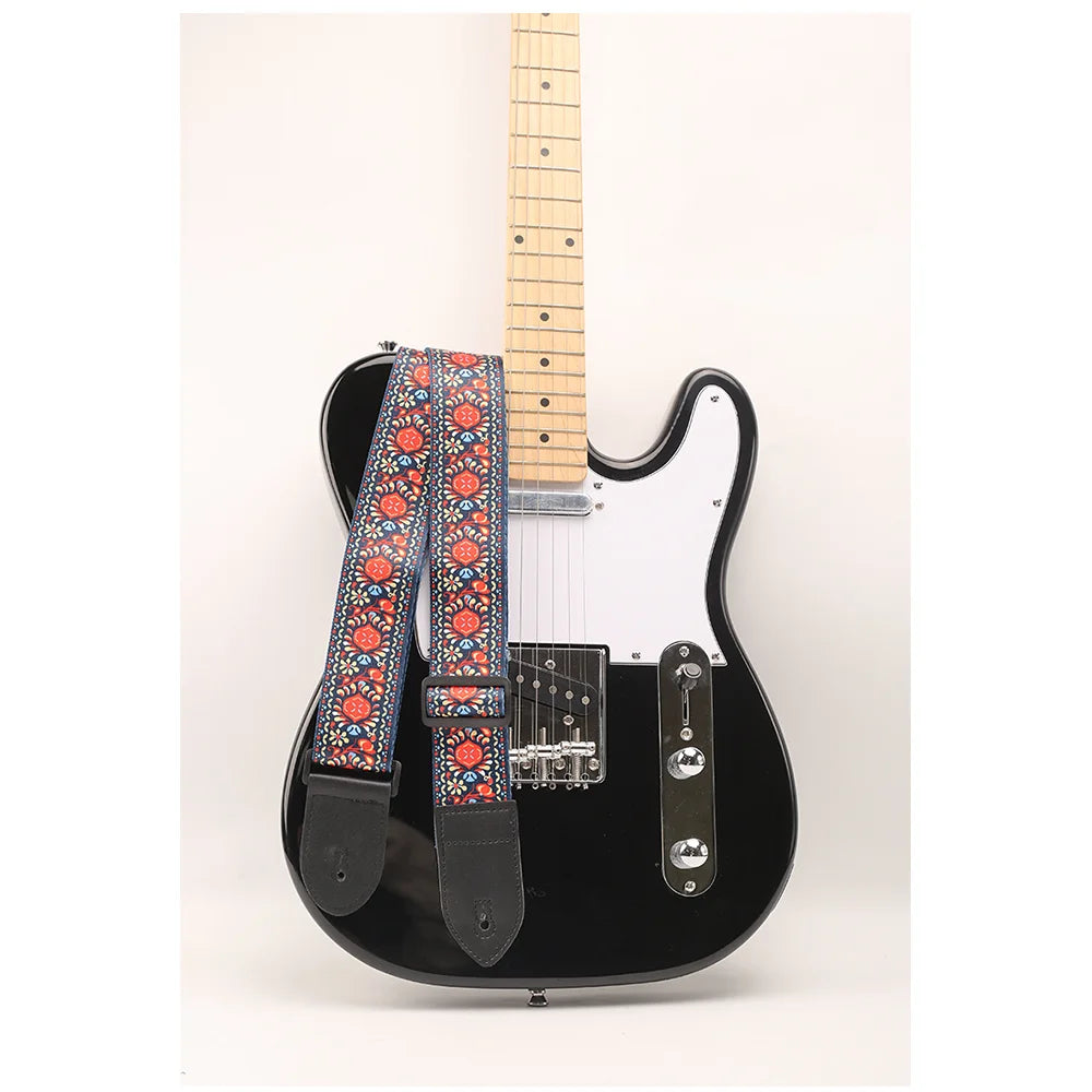 Adjustable Pure Cotton Guitar Straps Multi-Color
