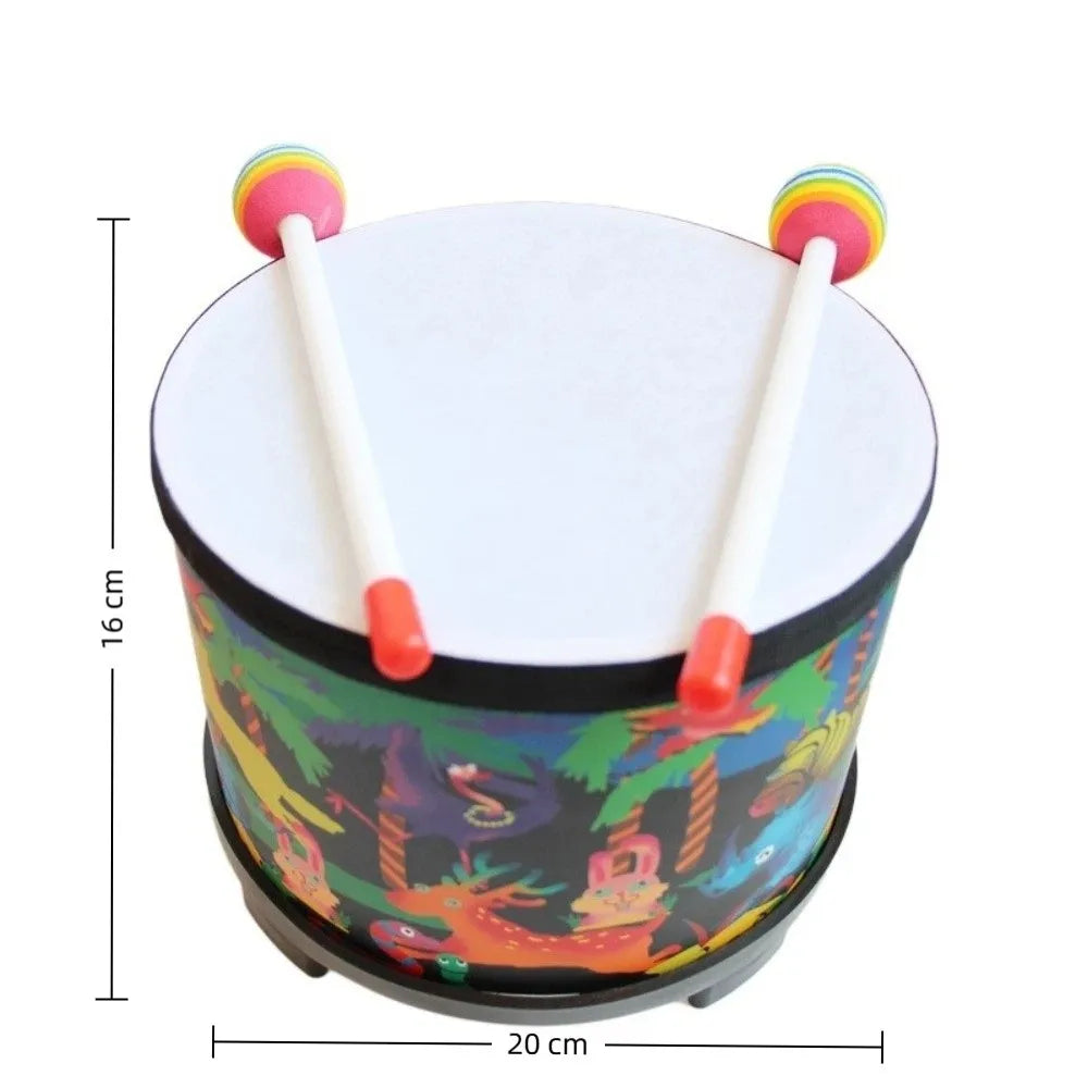 New 8 Inch Floor Drum Wooden