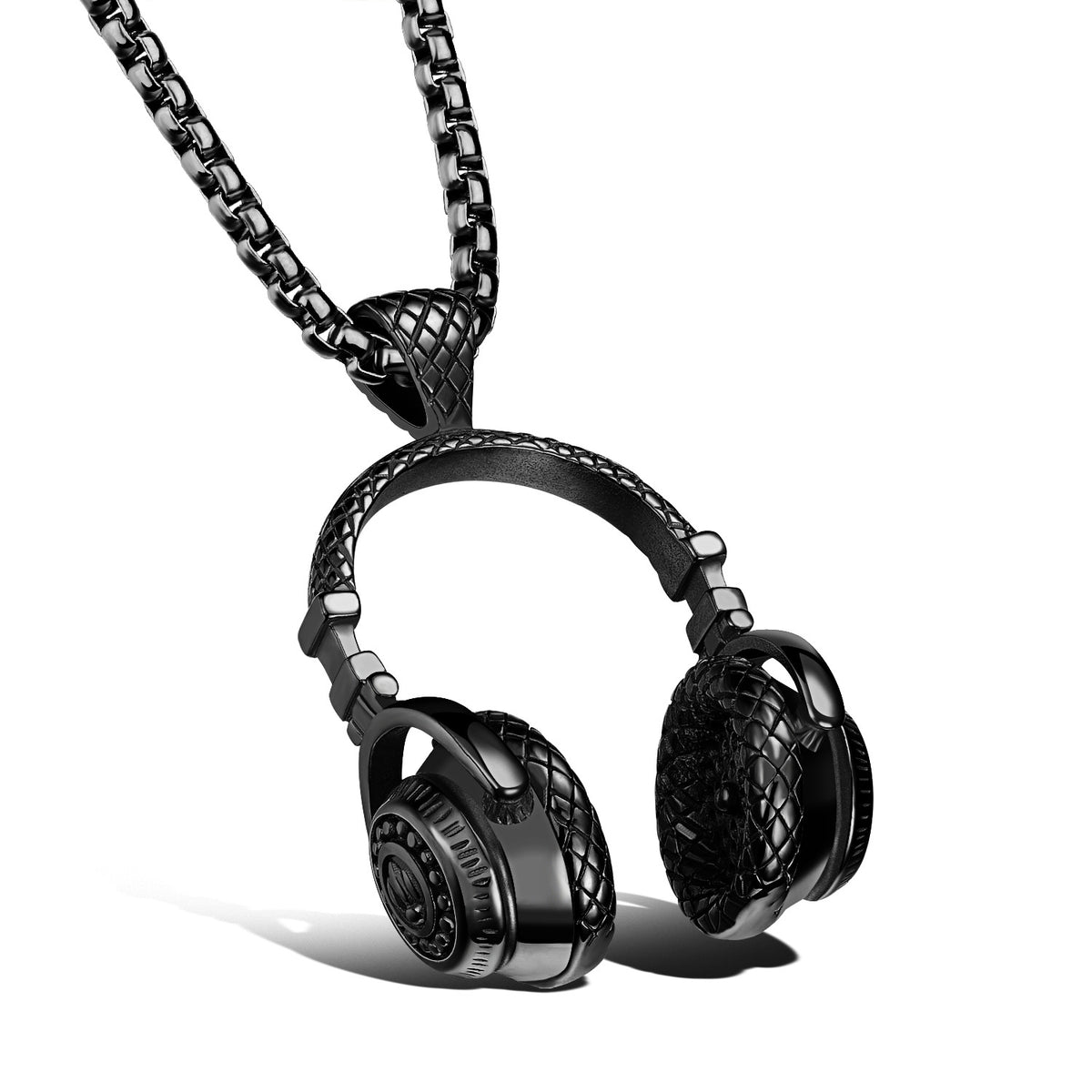 Music Headphone Pendant Necklace