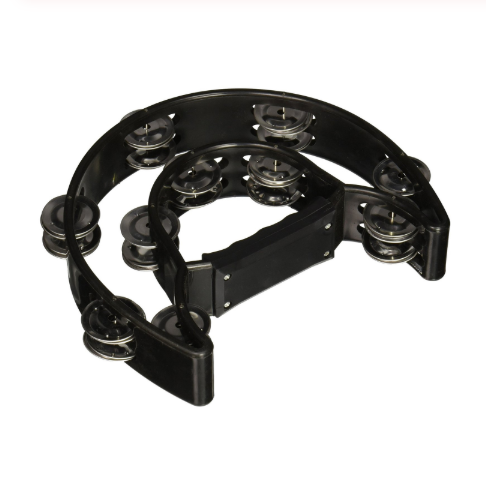 Double Moon Tambourine – Compact Percussion Instrument