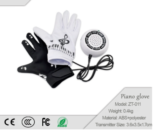 Electronic Piano Learning Gloves
