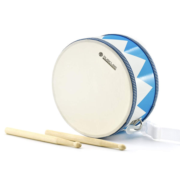 MUSICUBE 8-Inch Kids Wooden Drum with Adjustable Strap
