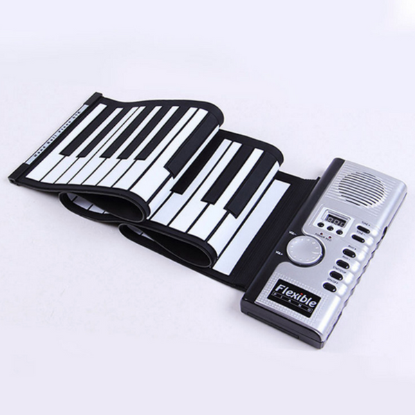 61-Key Roll-Up Electronic Piano with Recording & DAW Support