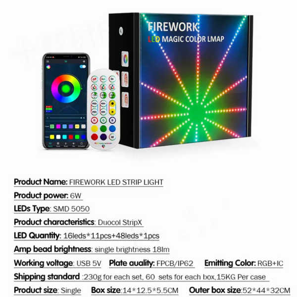 Fireworks Music Streamer