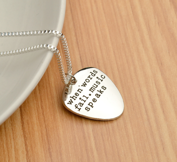 Music Letter Pendant