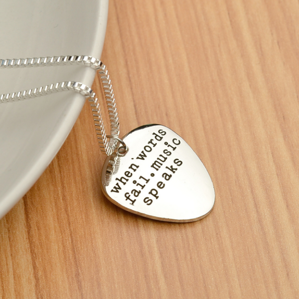 Music Letter Pendant
