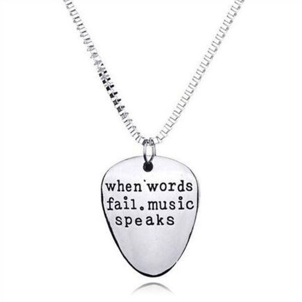 Music Letter Pendant