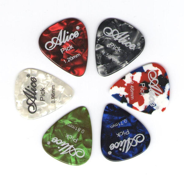 Alice Celluloid Guitar Picks (6-Pack)