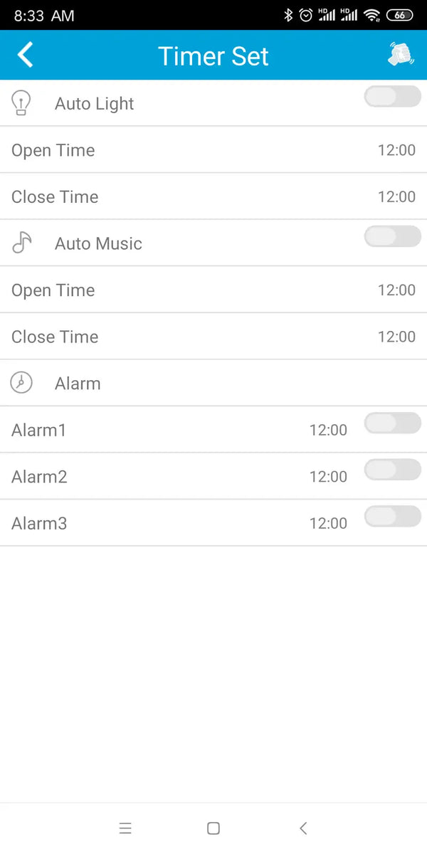 LED Music Ceiling Light with Remote Control (15.94in)