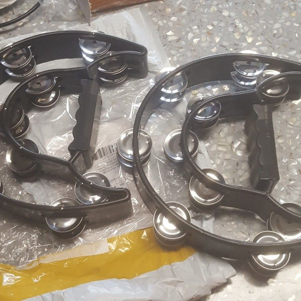 Double Moon Tambourine – Compact Percussion Instrument