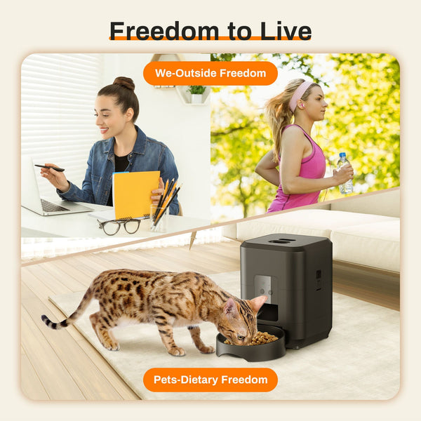 Smart Automatic Pet Feeder with WiFi & Timer