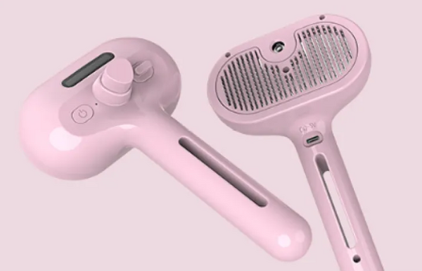 Self-Cleaning Spray Grooming Brush for Dogs & Cats