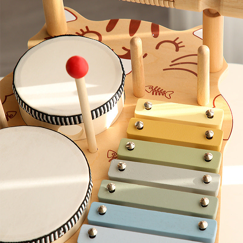 Multifunctional Music Drum Toy for Early Education